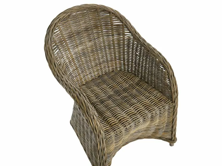 Beliani Tuinset 6-zits Rotan Naturel SUSUA/OLBIA - Afbeelding 7