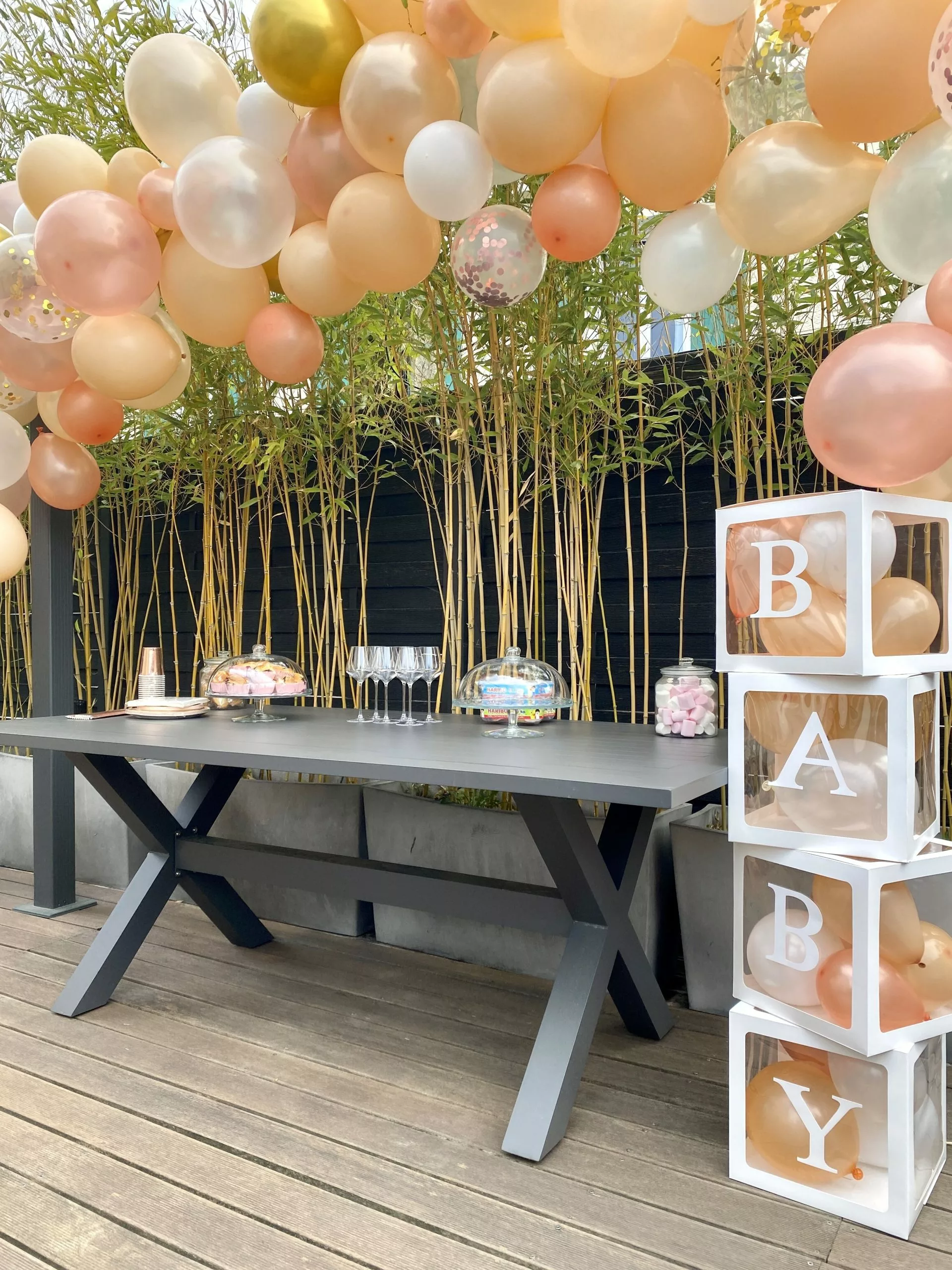 Beliani Tuintafel Aluminium Grijs 200 X 105 Cm CASCAIS - Afbeelding 4