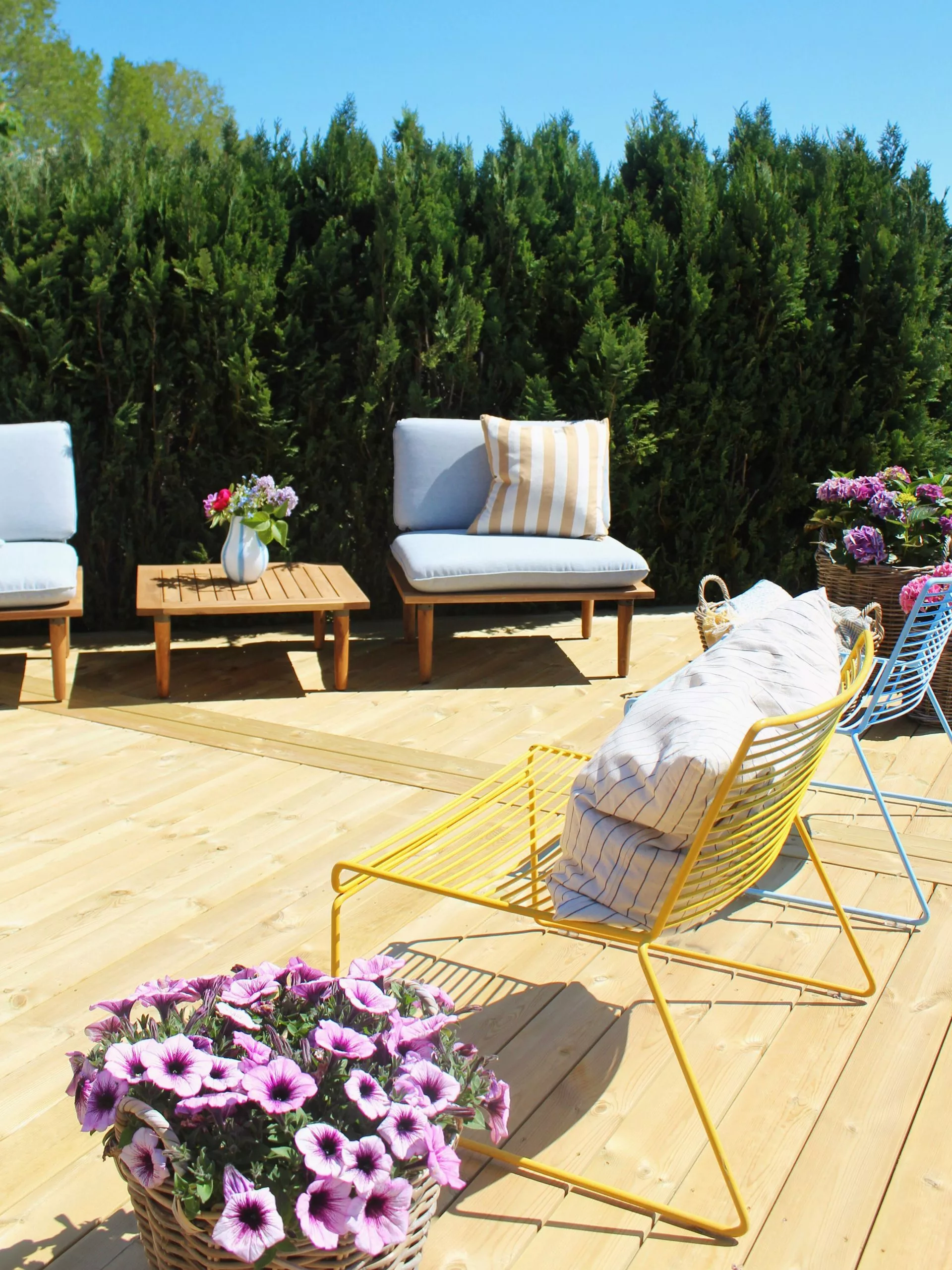 Beliani Loungeset 4-ztis Acaciahout Lichtgrijs FRASCATI - Afbeelding 8