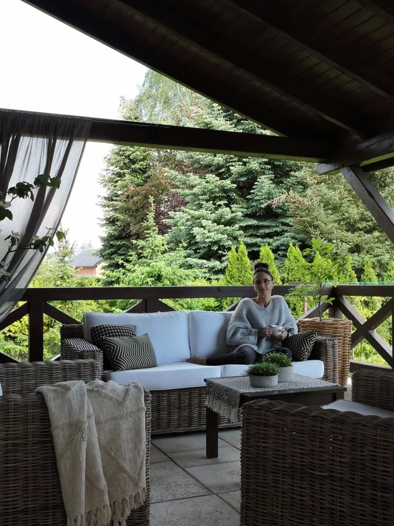 Beliani Loungeset 4-zits Rotan Natuurlijk ARDEA - Afbeelding 5