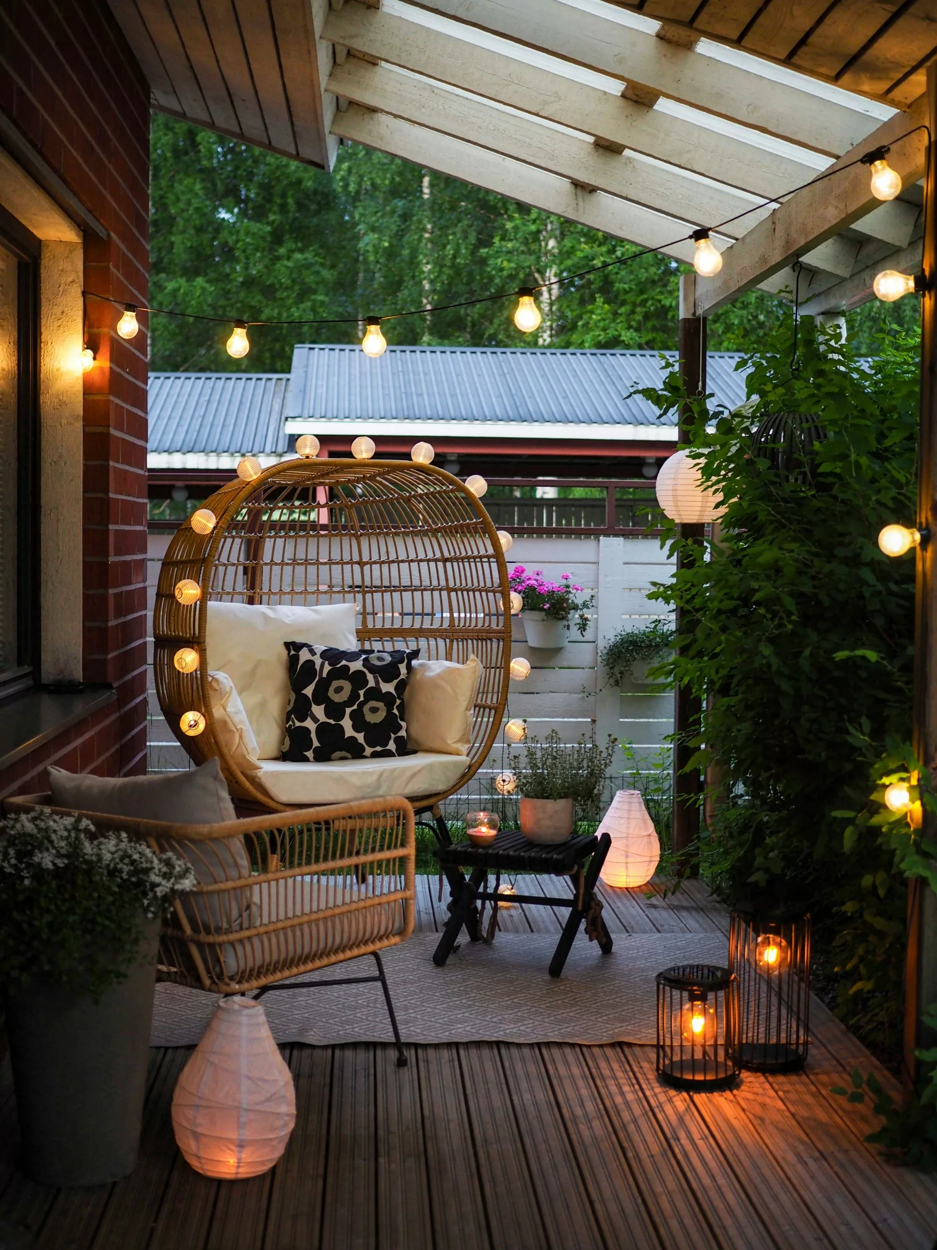 Beliani Fauteuil Rotan Natuurlijk VEROLI - Afbeelding 7