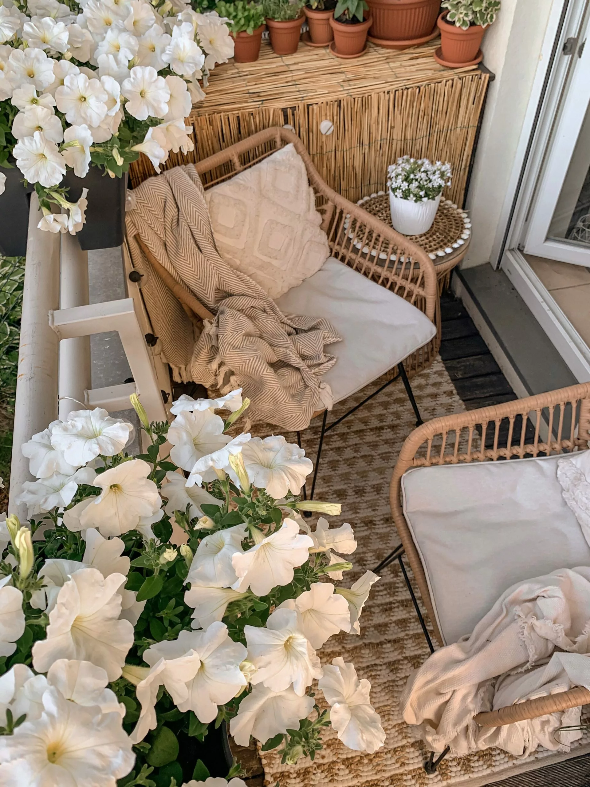 Beliani Balkonset Rotan Natuurlijk TRESTINA - Afbeelding 8