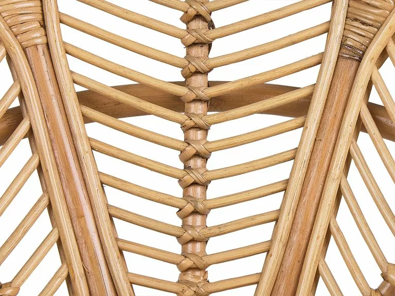 Beliani Kinderstoel Pauw Rotan Naturel FLORENTINE II - Afbeelding 8