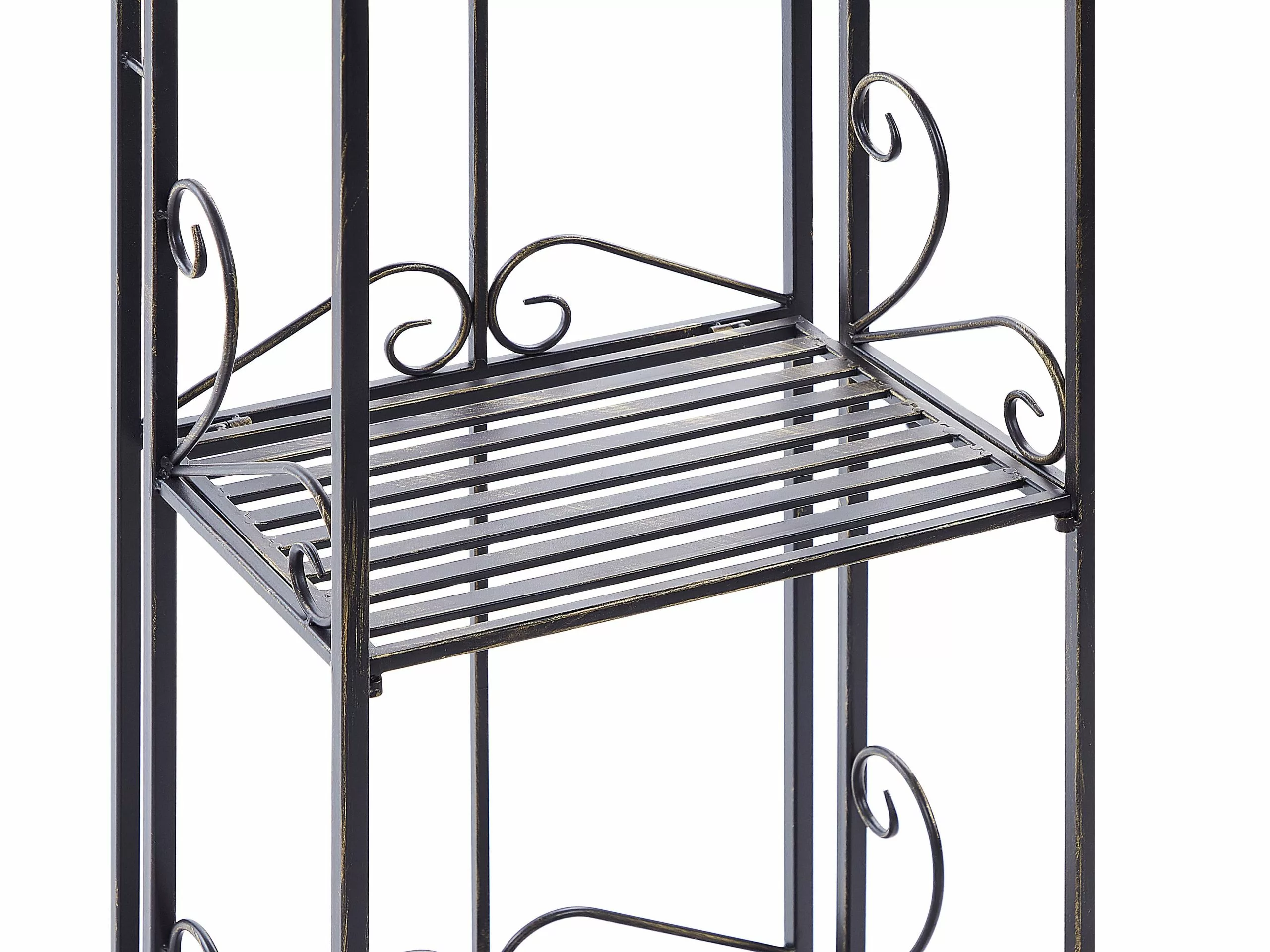 Beliani Badkamerkast Metaal Zwart VALDIVIA - Afbeelding 6