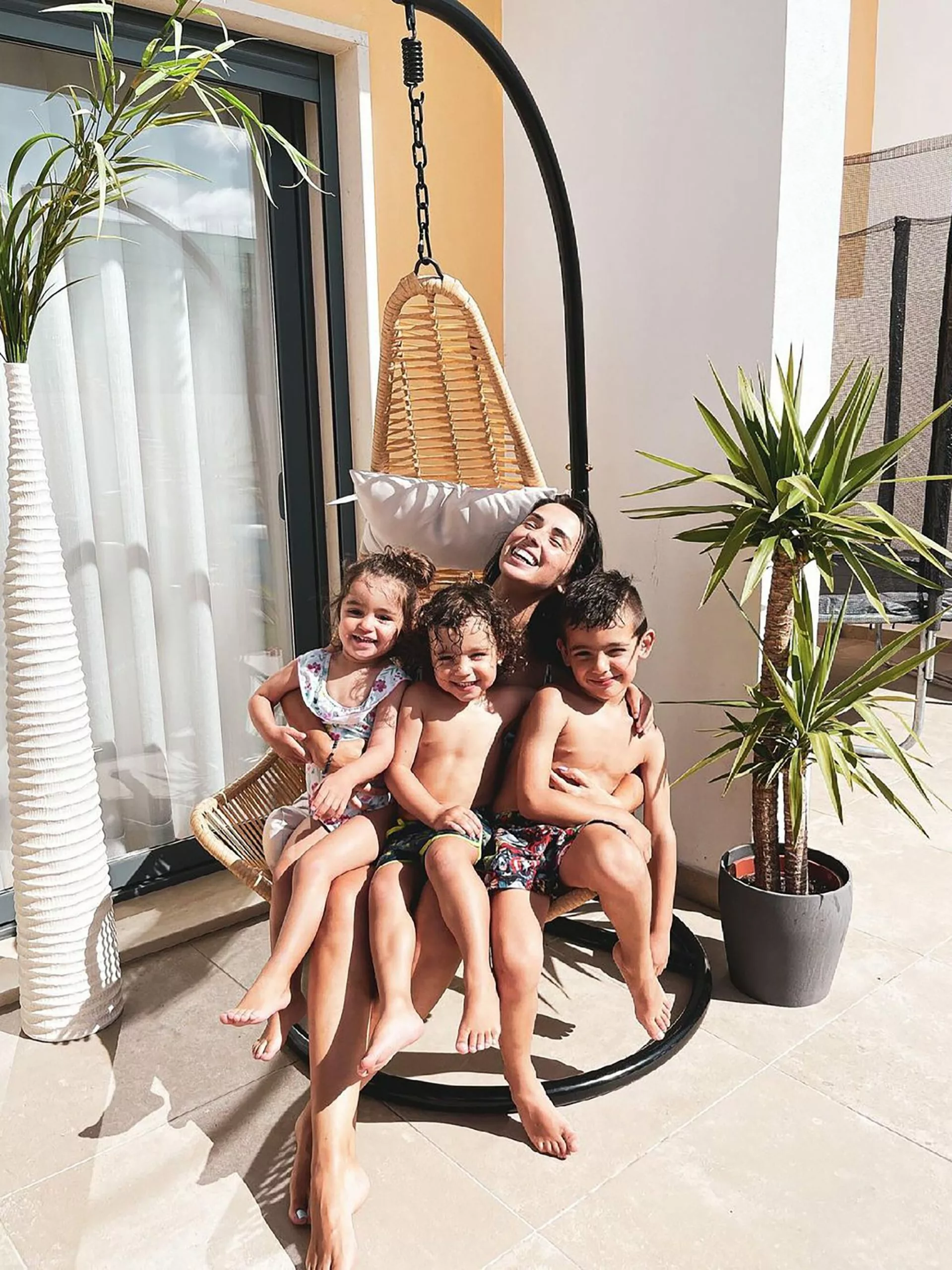 Beliani Hangstoel Met Standaard Rotan Natuurlijk ATRI II - Afbeelding 7