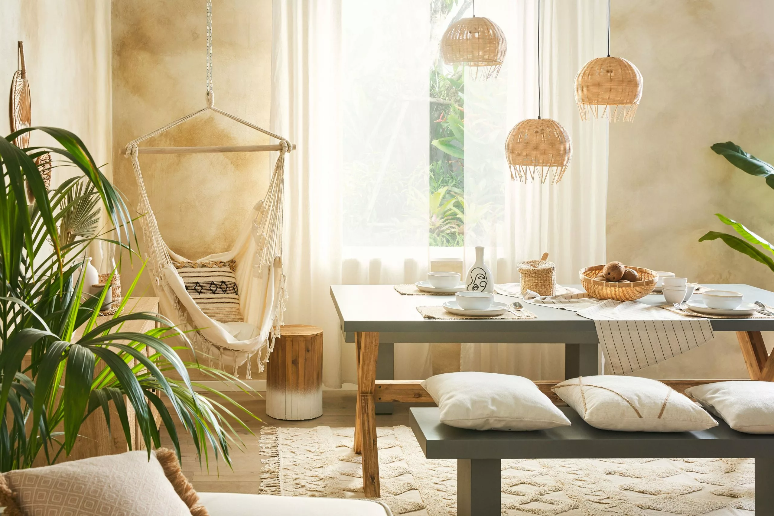 Beliani Tuintafel Beton Grijs 200 X 100 Cm OLBIA - Afbeelding 5