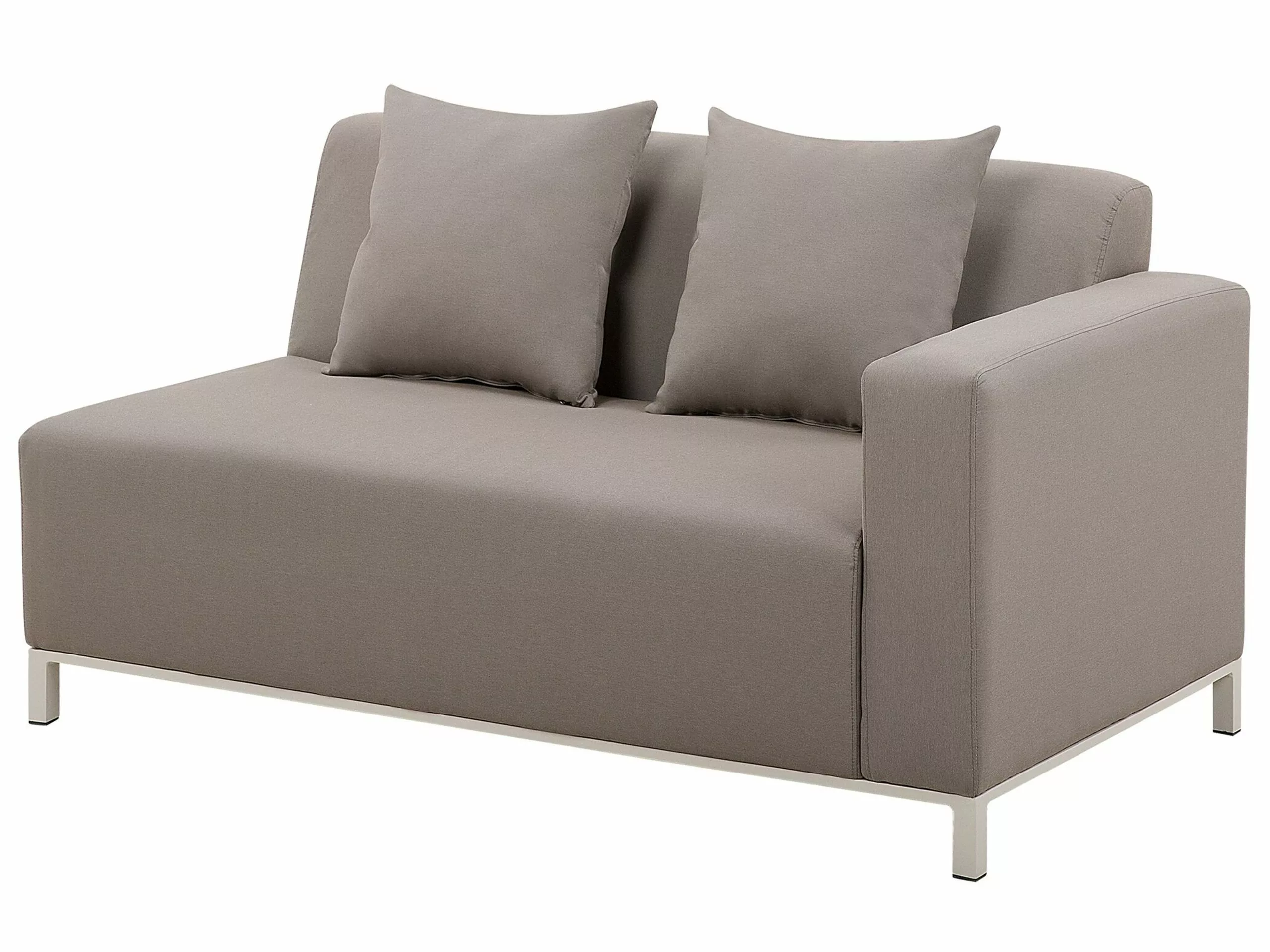 Beliani Loungeset 5-zits Stof Beige Rechtszijdig BELIZE - Afbeelding 9