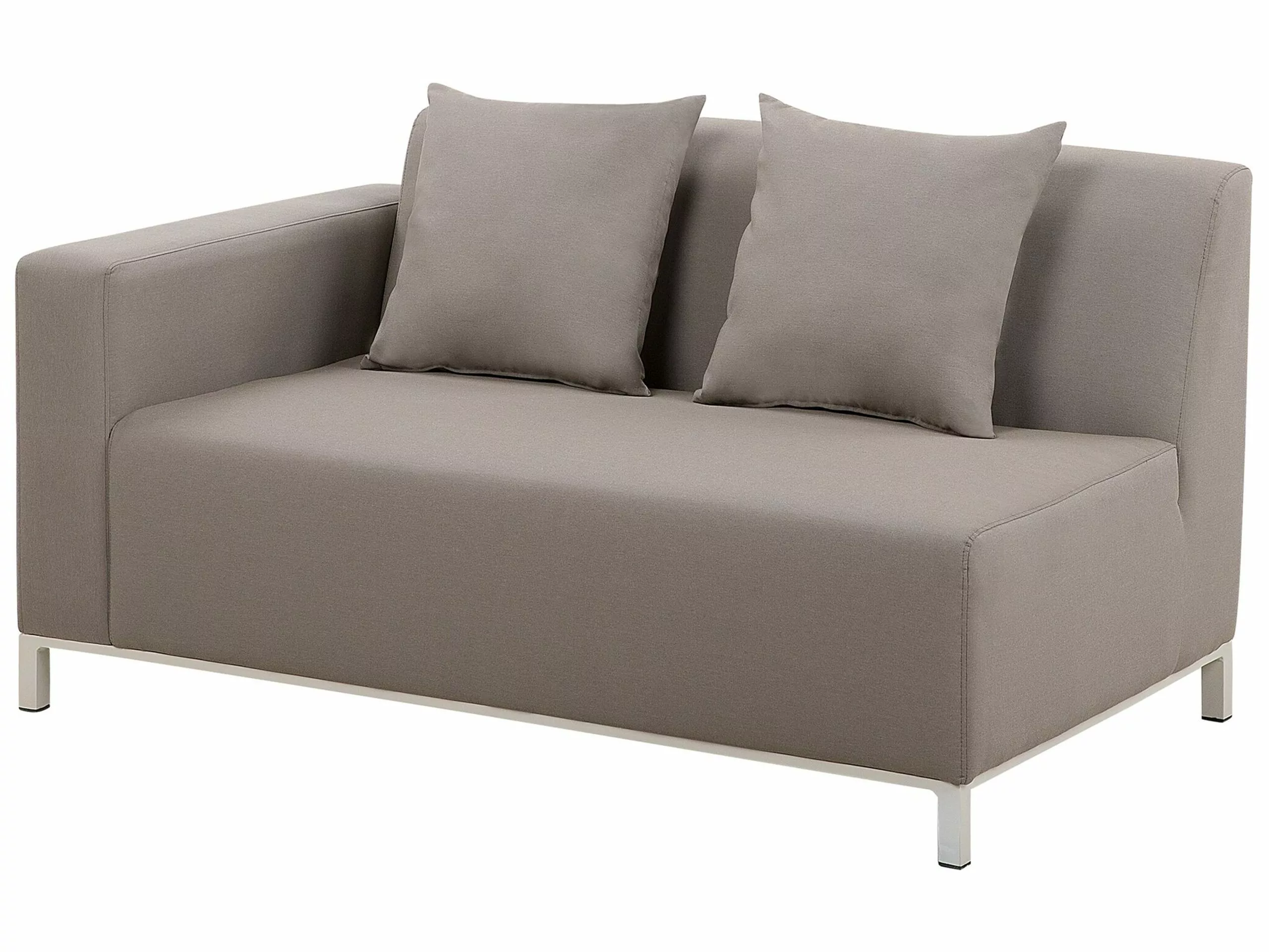 Beliani Loungeset 5-zits Stof Beige Rechtszijdig BELIZE - Afbeelding 10