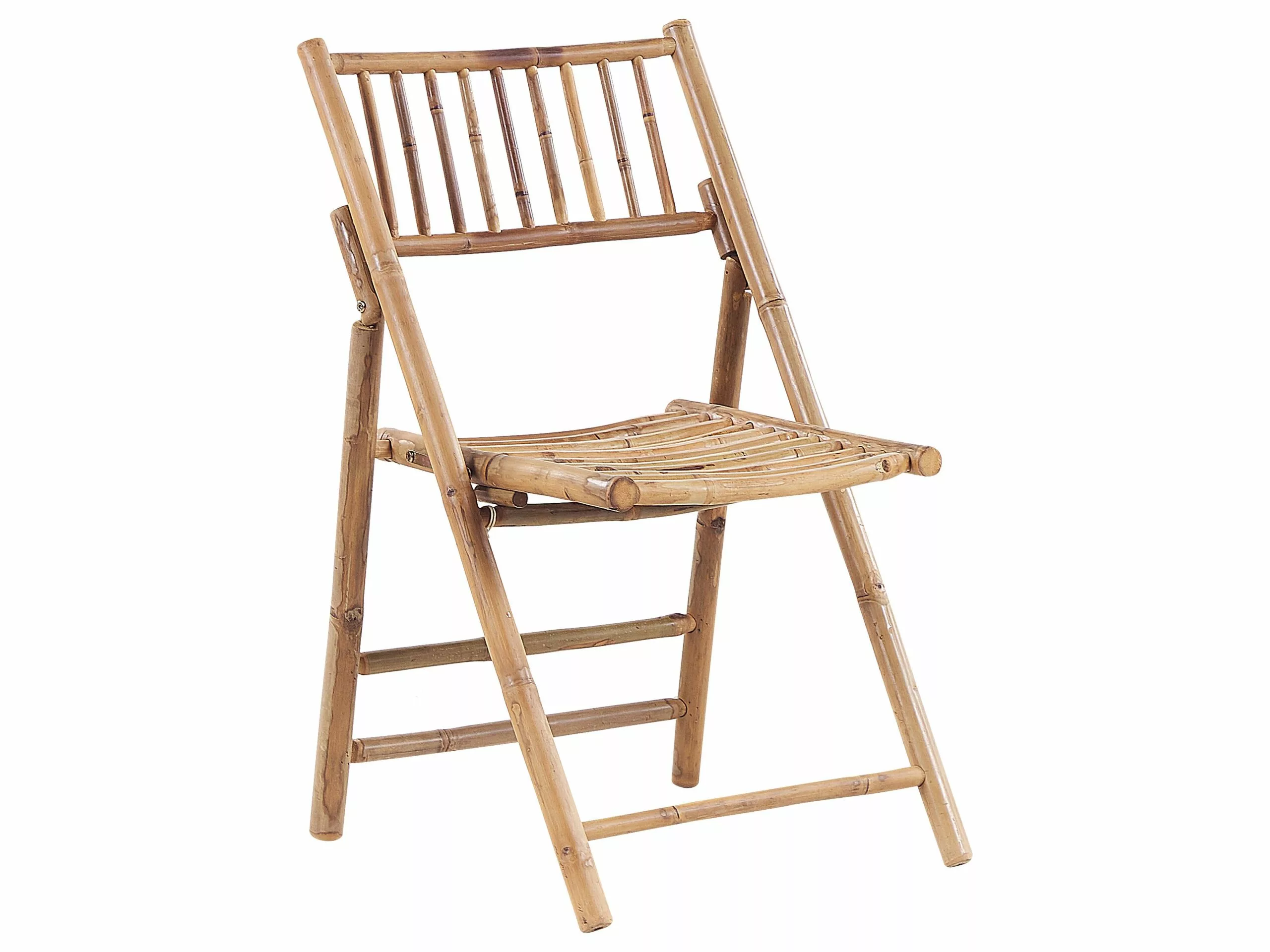 Beliani Balkonset Bamboe Off-white SAVALLETRI - Afbeelding 4