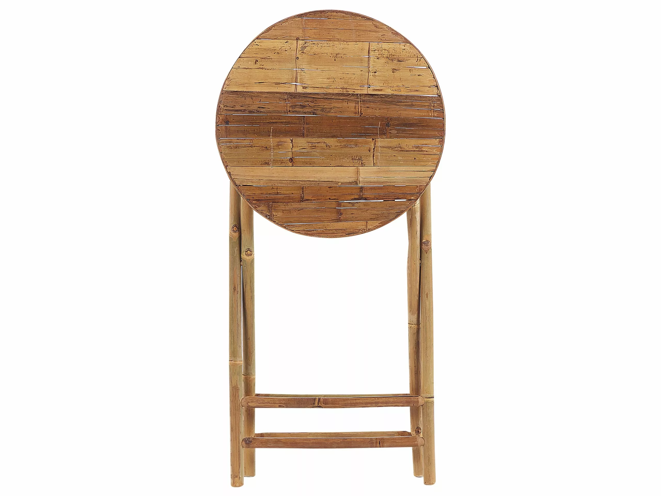 Beliani Balkonset Bamboe Off-white SAVALLETRI - Afbeelding 10