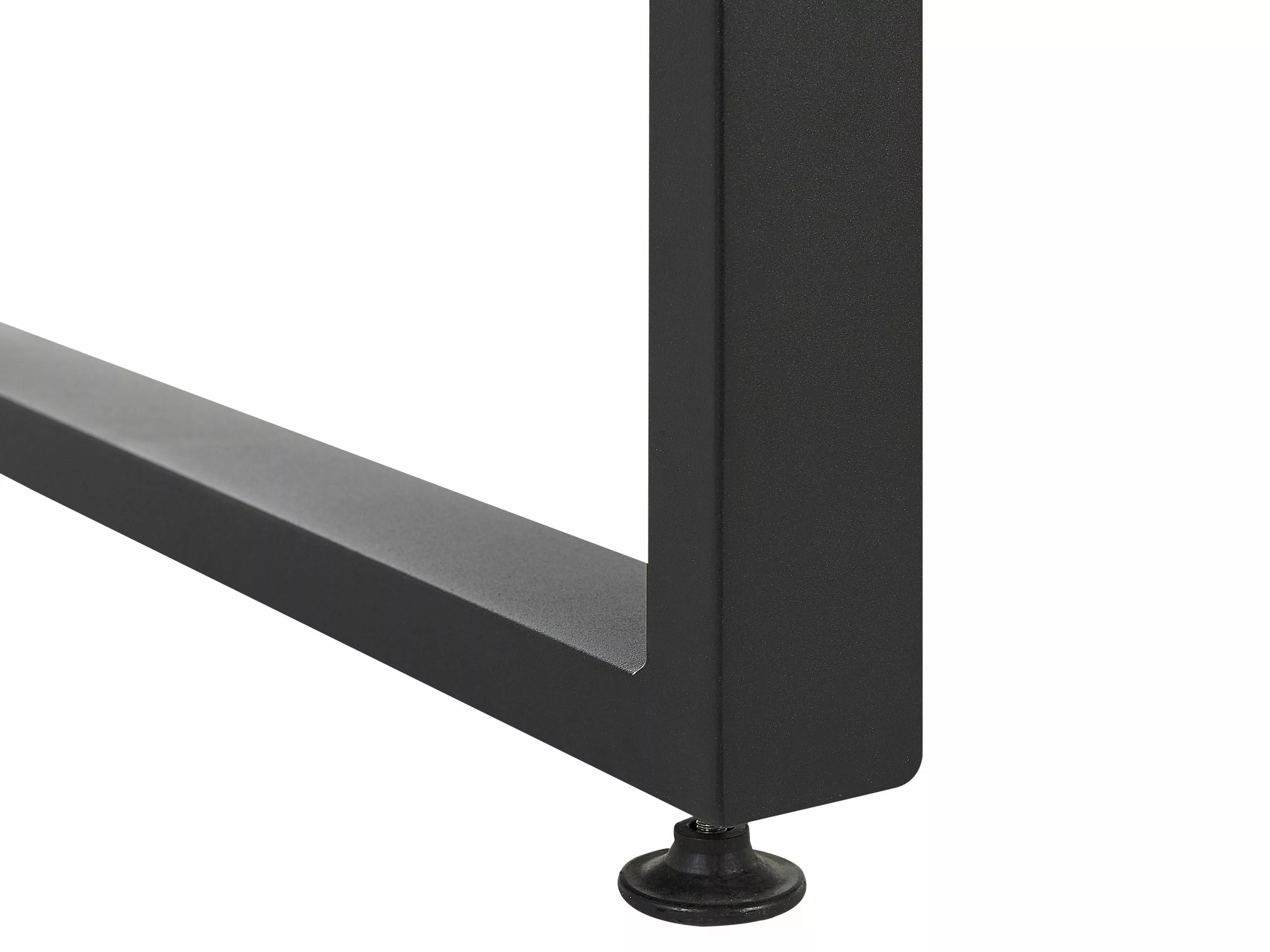 Beliani Tuintafel Uitschuifbaar Aluminium Zwart 180 / 240 X 90 Cm VALCANETTO - Afbeelding 6