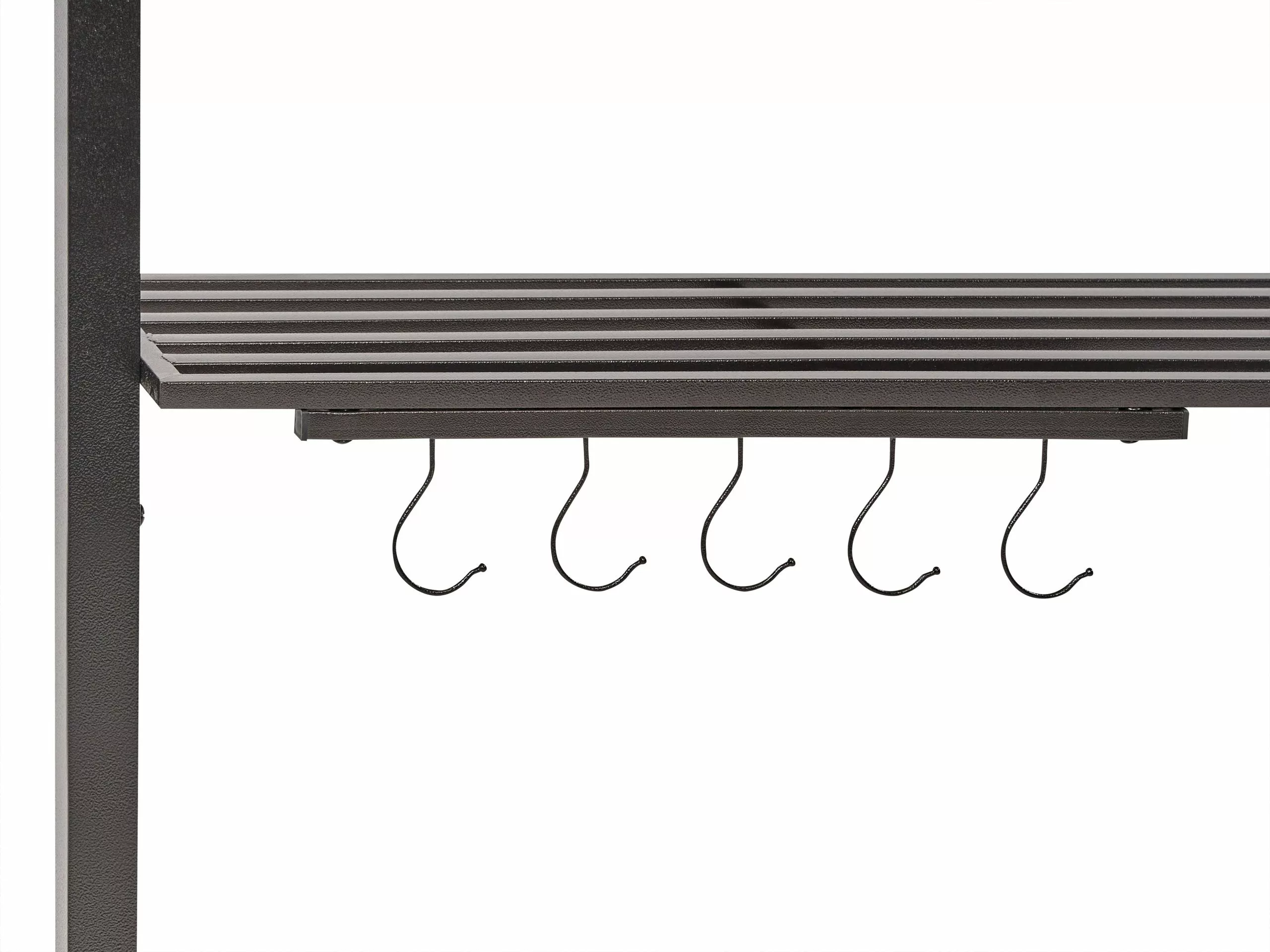 Beliani Paviljoen Staal Donkergroen 245 X 240 Cm NARO - Afbeelding 7